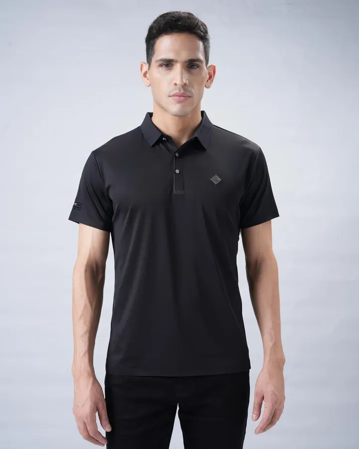 Studio polo range — Black, view 1