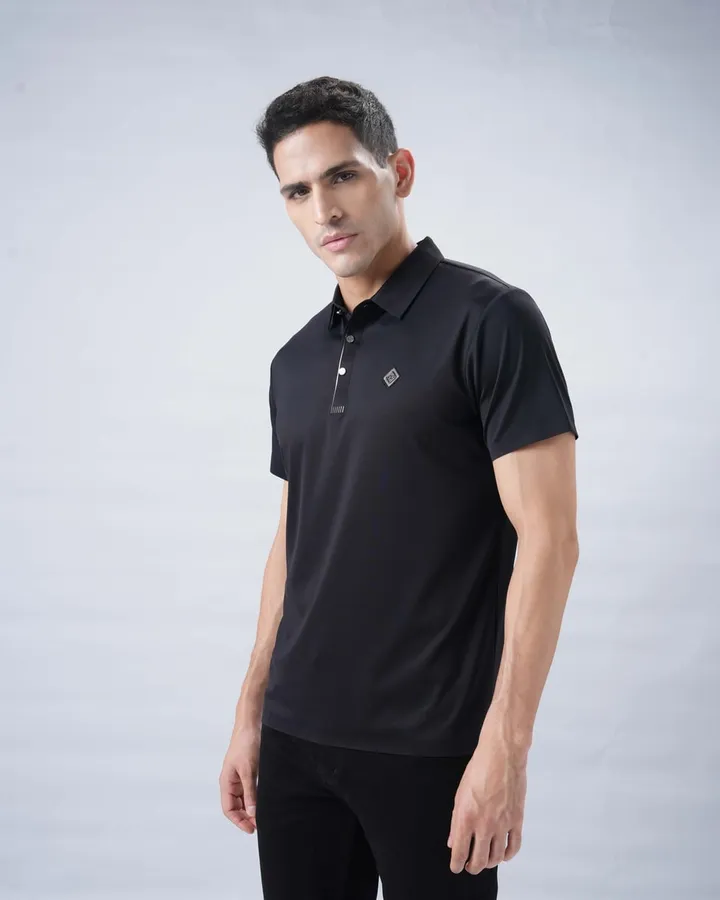 Studio polo range — Black, view 2