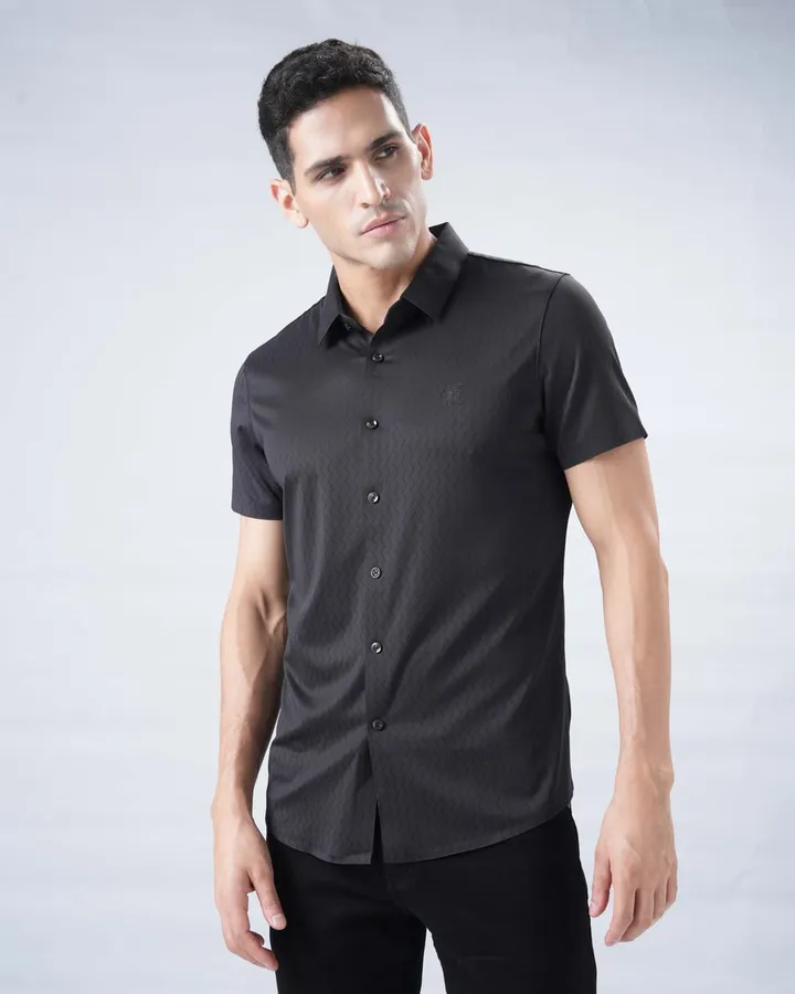 Studio shirt range — Black, view 3