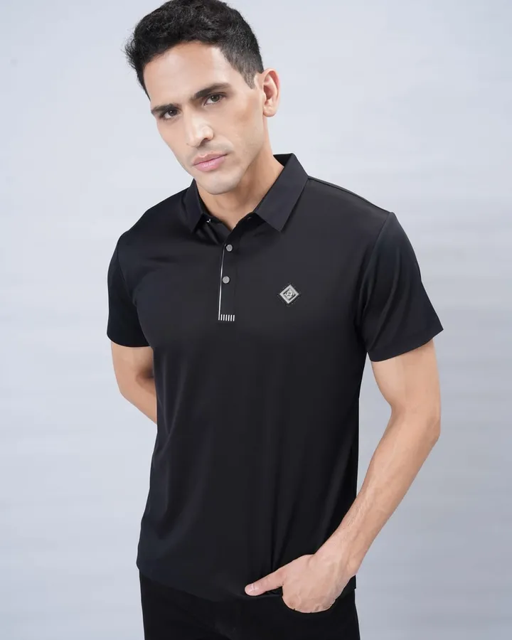 Studio polo range — Black, view 5