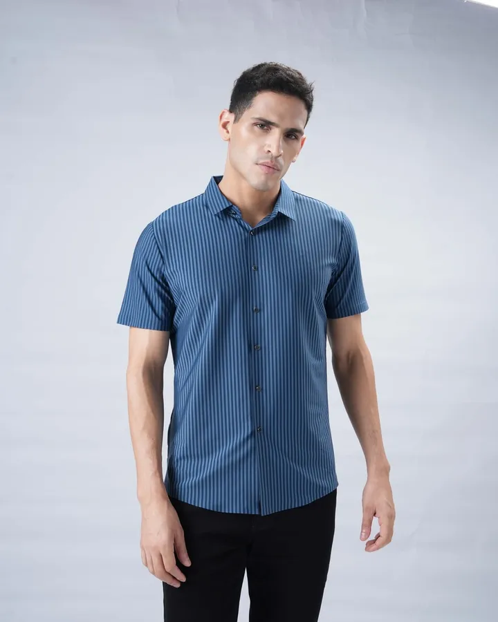 Studio shirt range — Blue, view 4