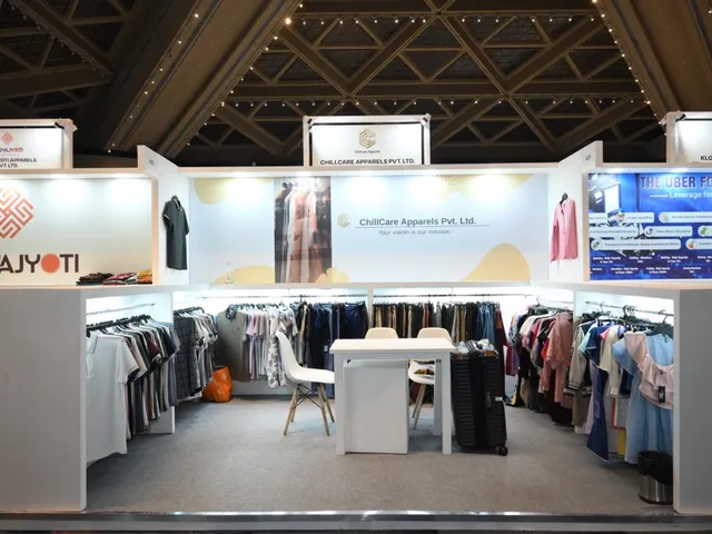 ChillCare stand at ASW — Apparel Sourcing Week