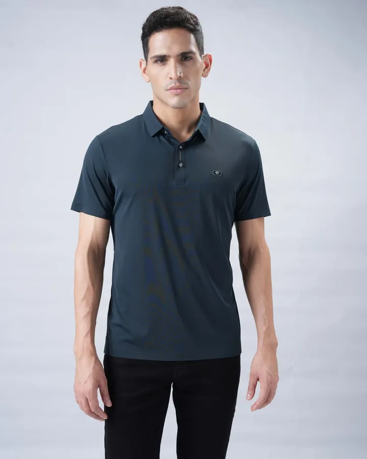 Studio polo range — Petrol, view 1