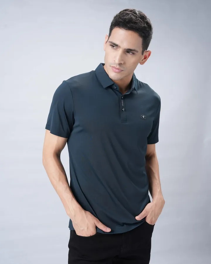 Studio polo range — Petrol, view 3