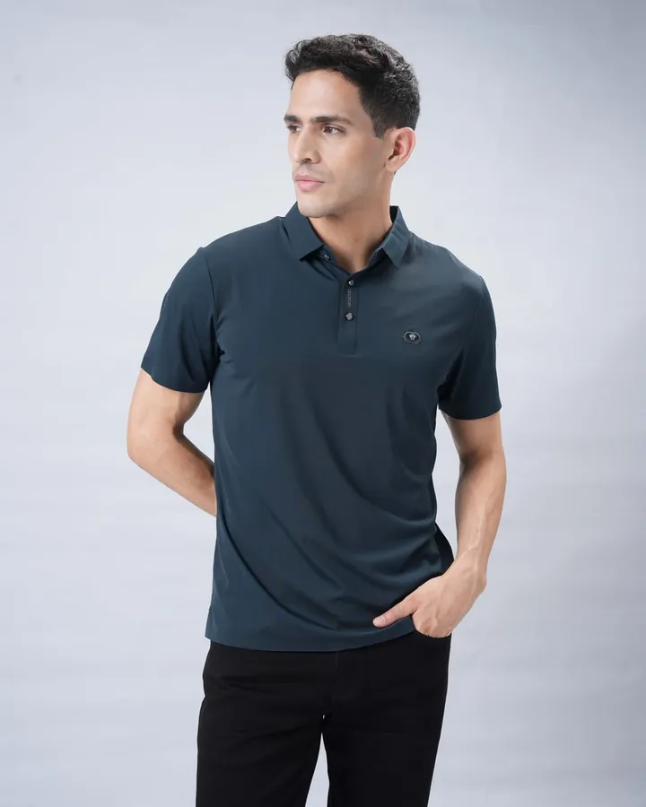 Studio polo range — Petrol, view 4