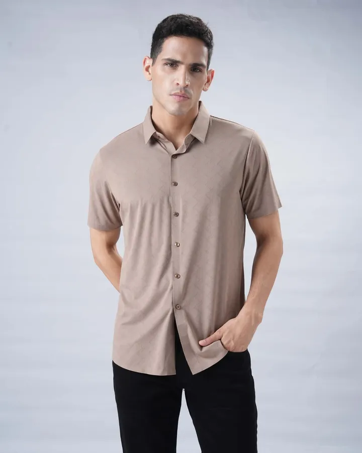 Studio shirt range — Taupe, view 3